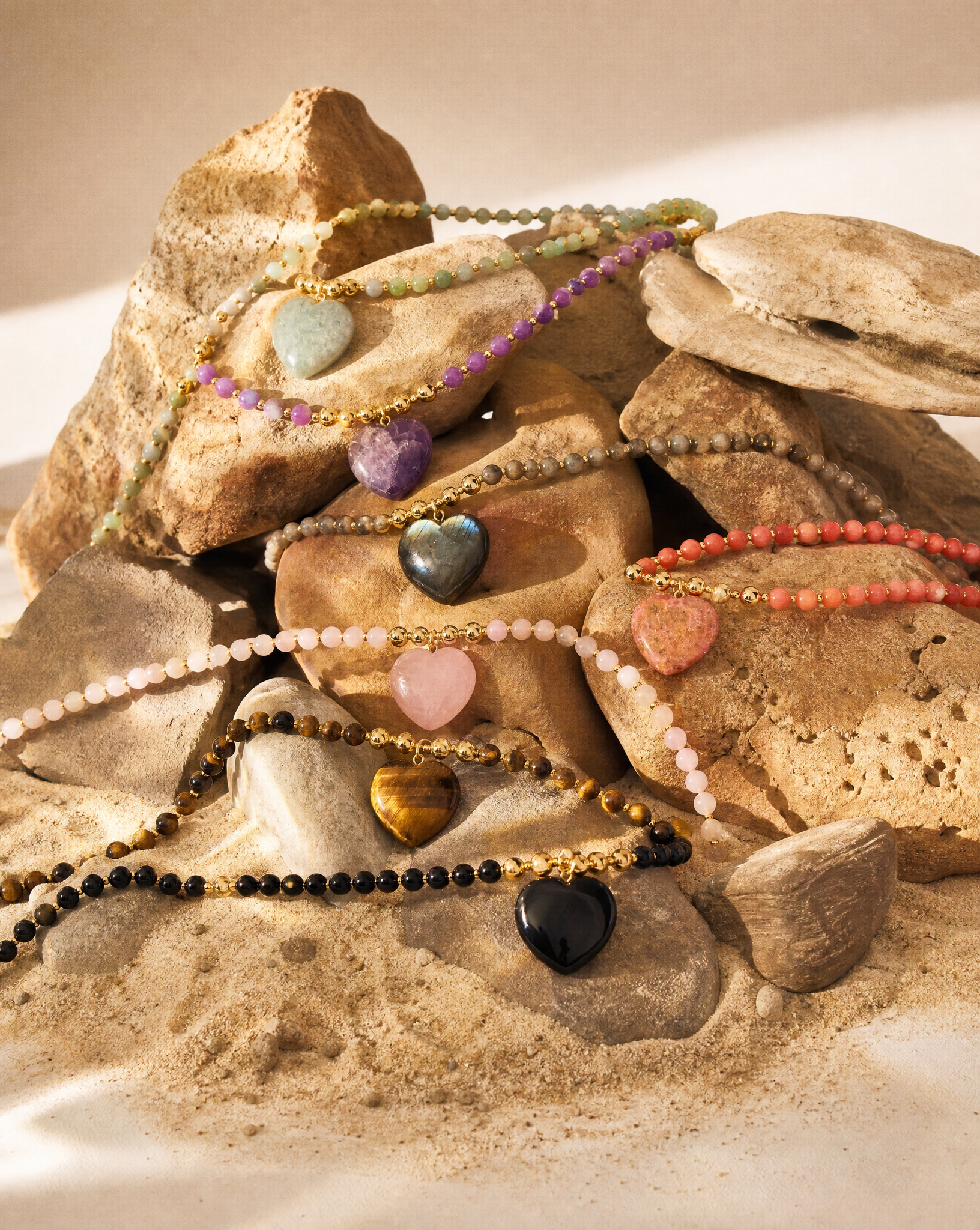 Tiger Eye Beaded Necklace