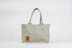 Coral Cove Medium Market Tote | Soft Blue Beach Design