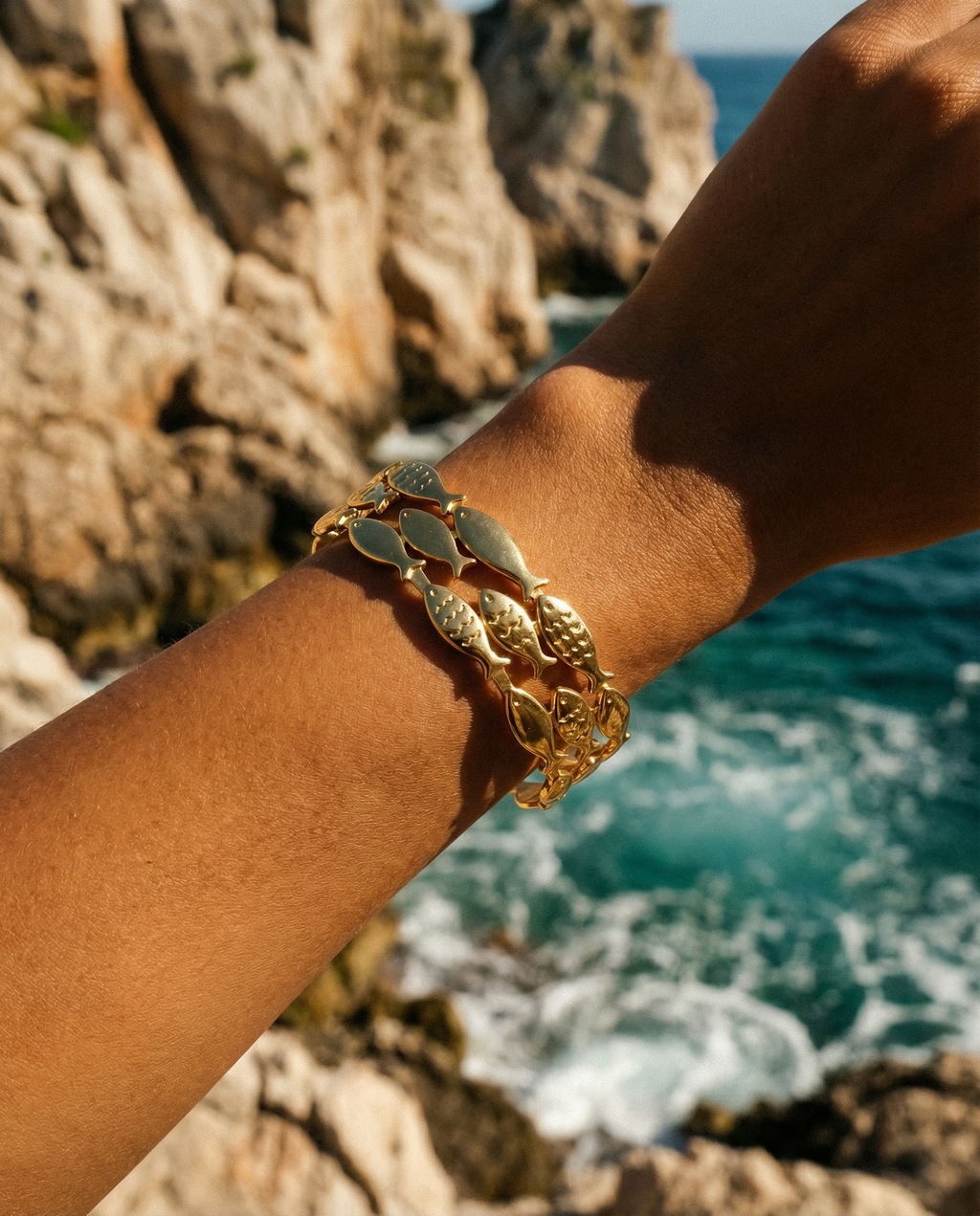 Fish Bracelet Gold
