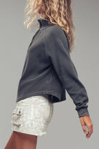 Faith Thermal Knit Henley Pullover