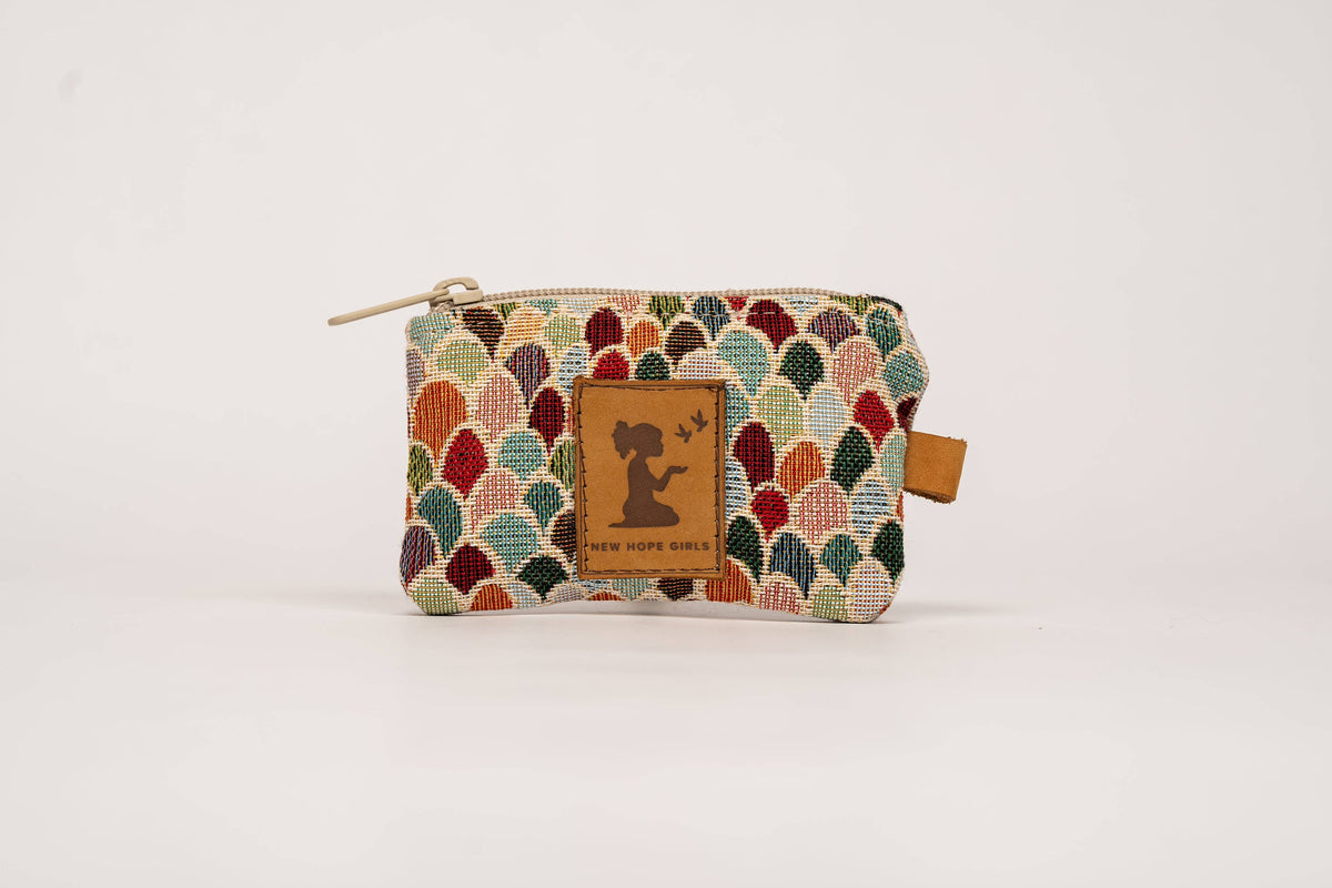 Ripple of Hope Card Pouch | Multicolor Design