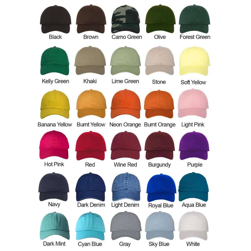Texas Script Embroidered Baseball Hat