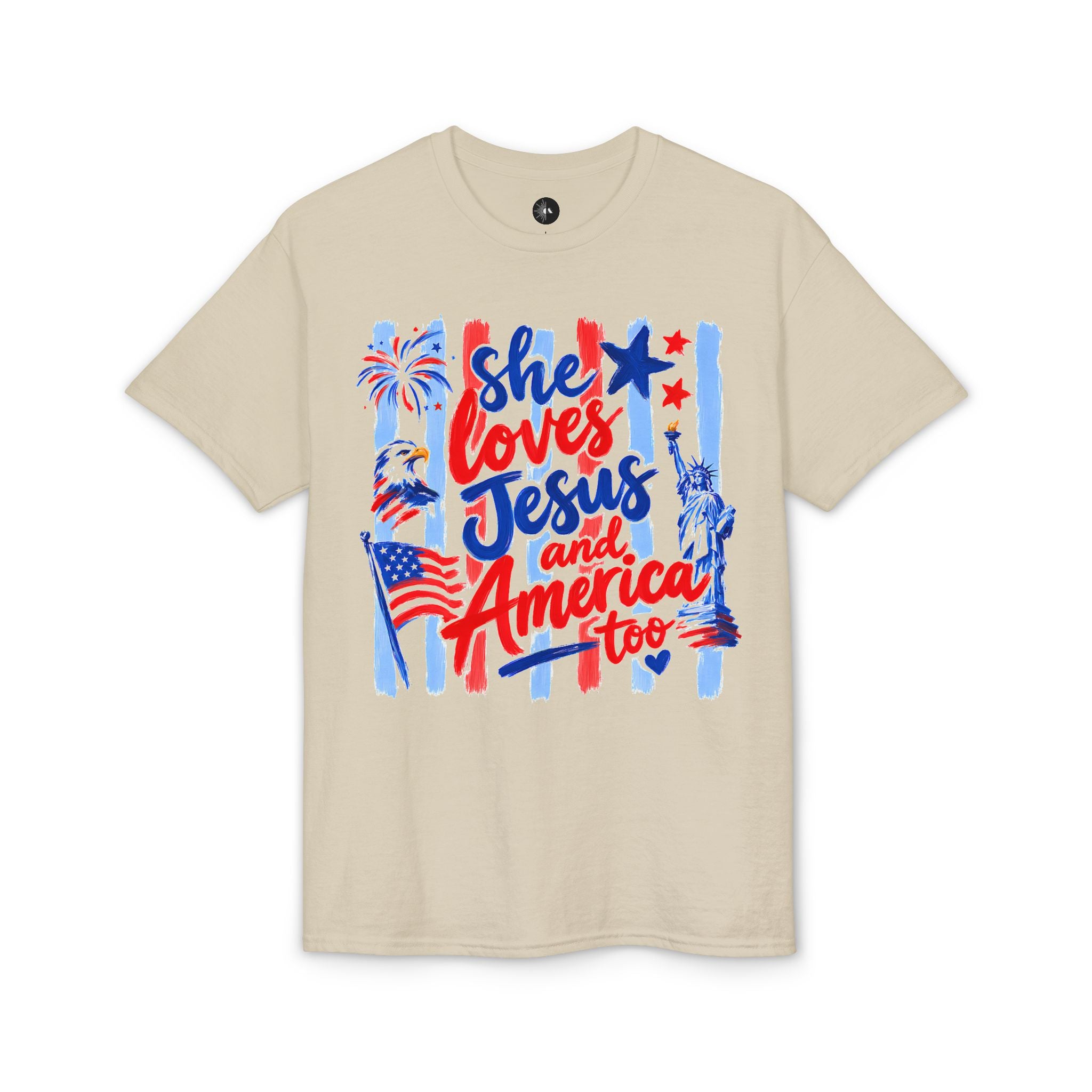 She Loves Jesus and America Too T-Shirt