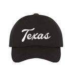 Texas Script Embroidered Baseball Hat