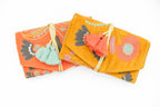 Embroidered Velvet Jewelry Organizer in Mustard