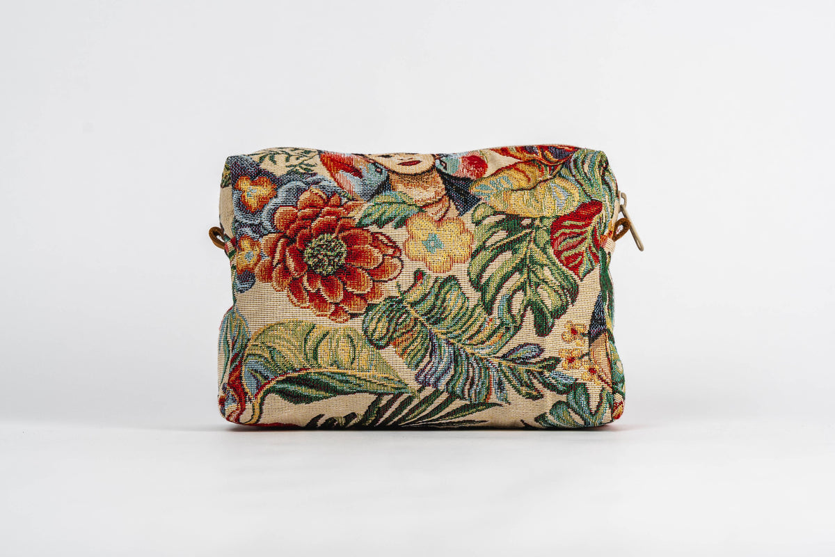 Frida Cosmetic Pouch | Floral Design