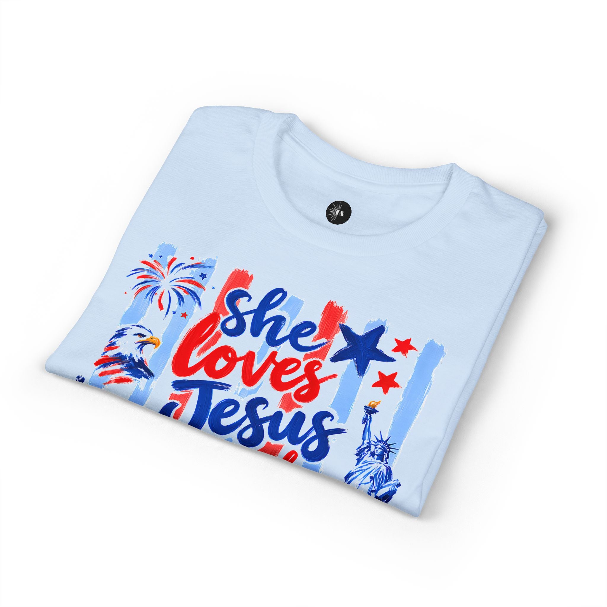 She Loves Jesus and America Too T-Shirt