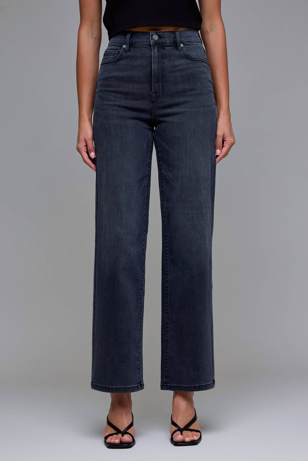 Lily Black High Rise Dad Jean