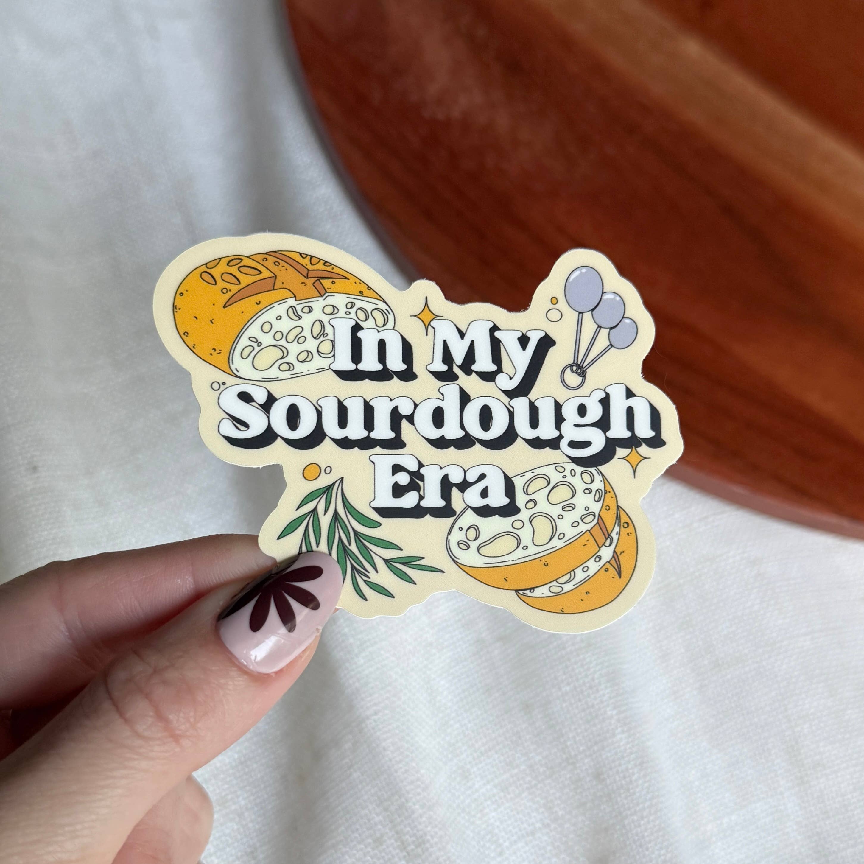 "In My Sourdough Era" Sticker