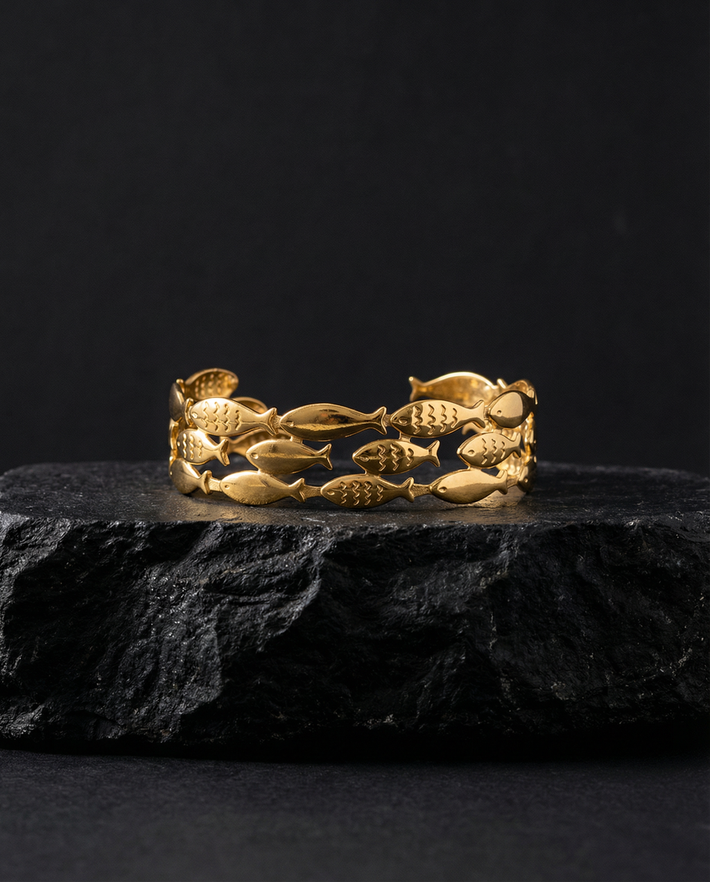 Fish Bracelet Gold