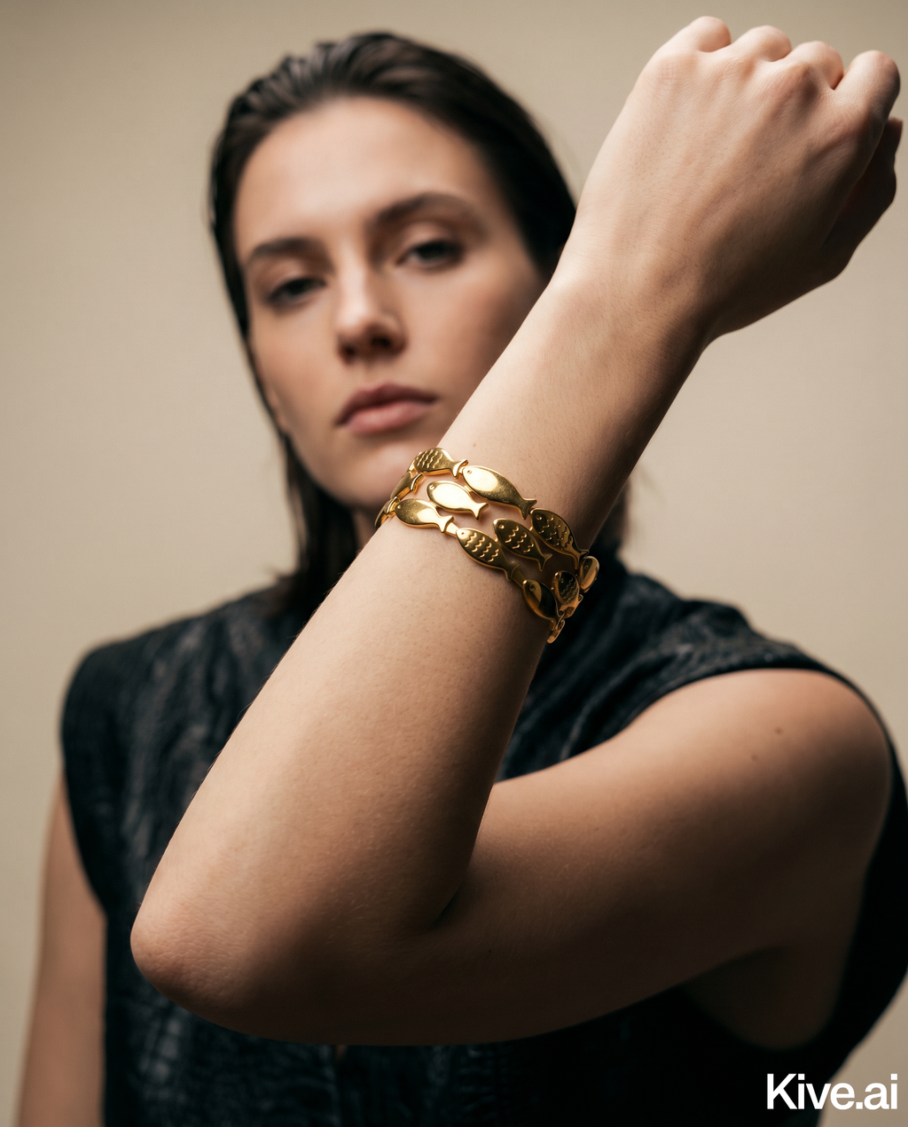 Fish Bracelet Gold