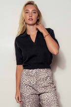 Marie Lightweight Knit Polo