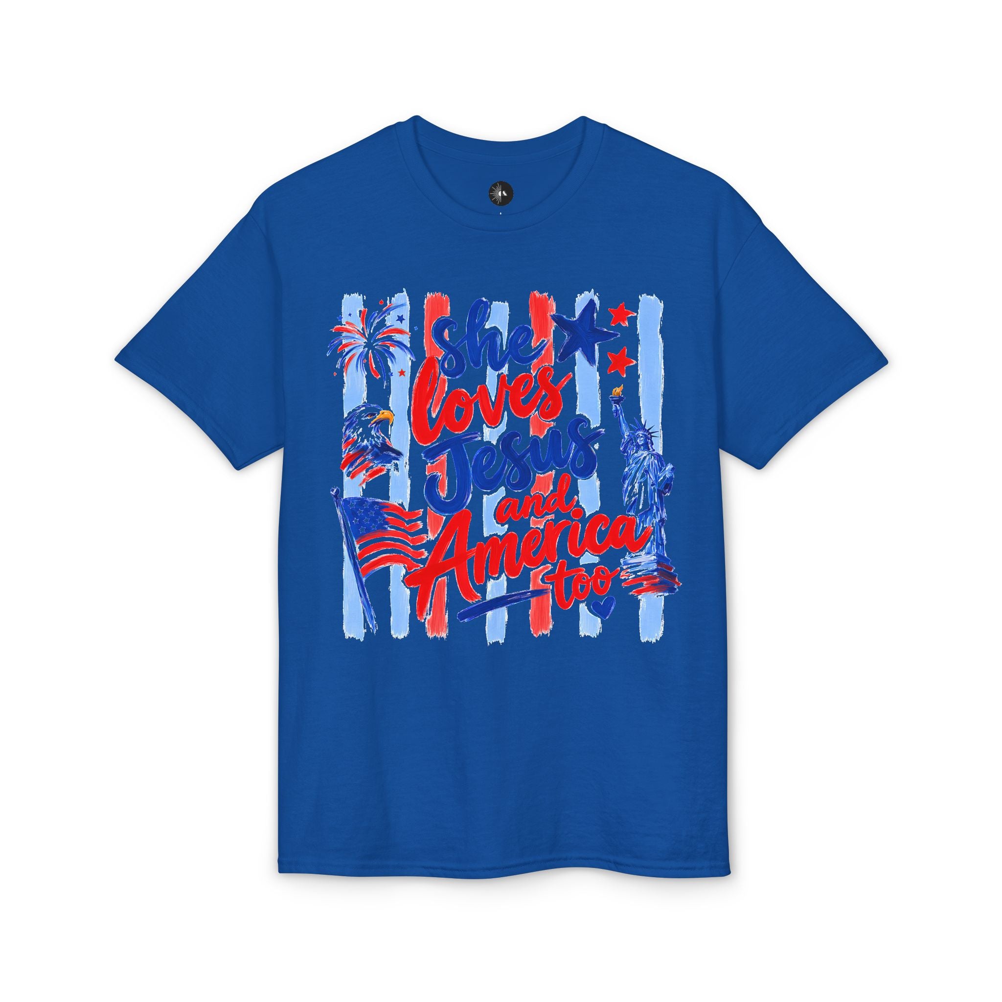 She Loves Jesus and America Too T-Shirt