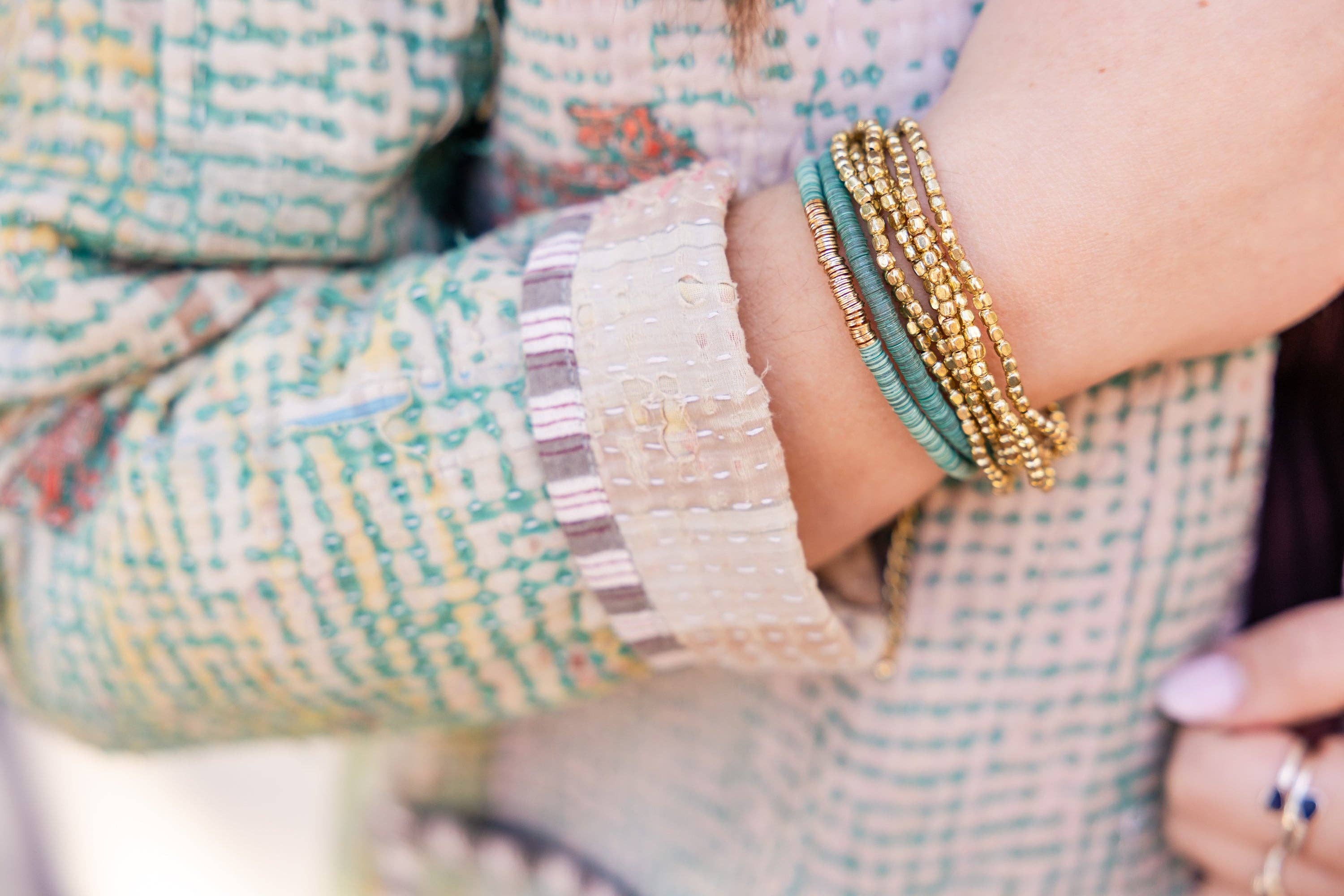 Sunbeam Bead Bracelet Set