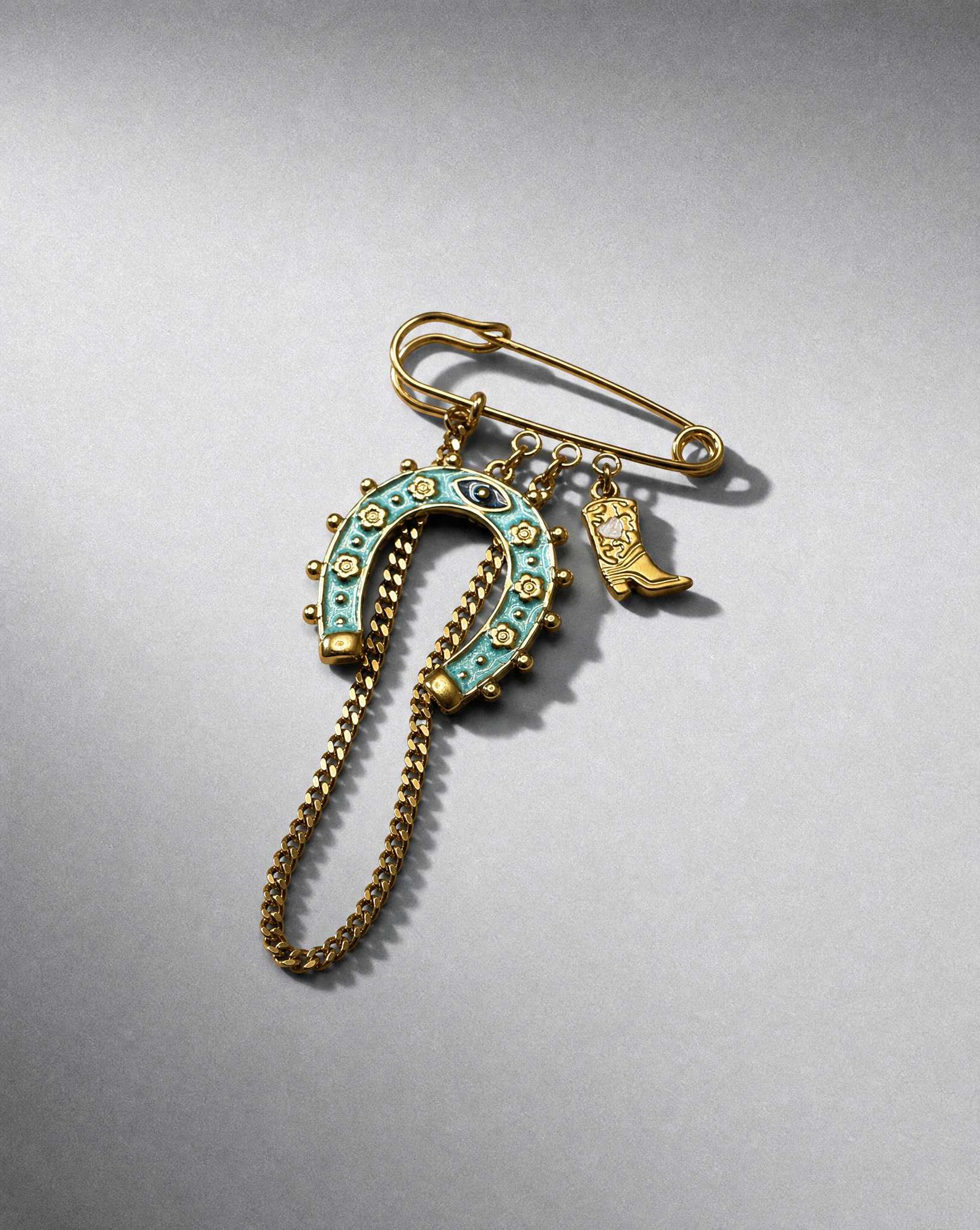 Horseshoe Brooch