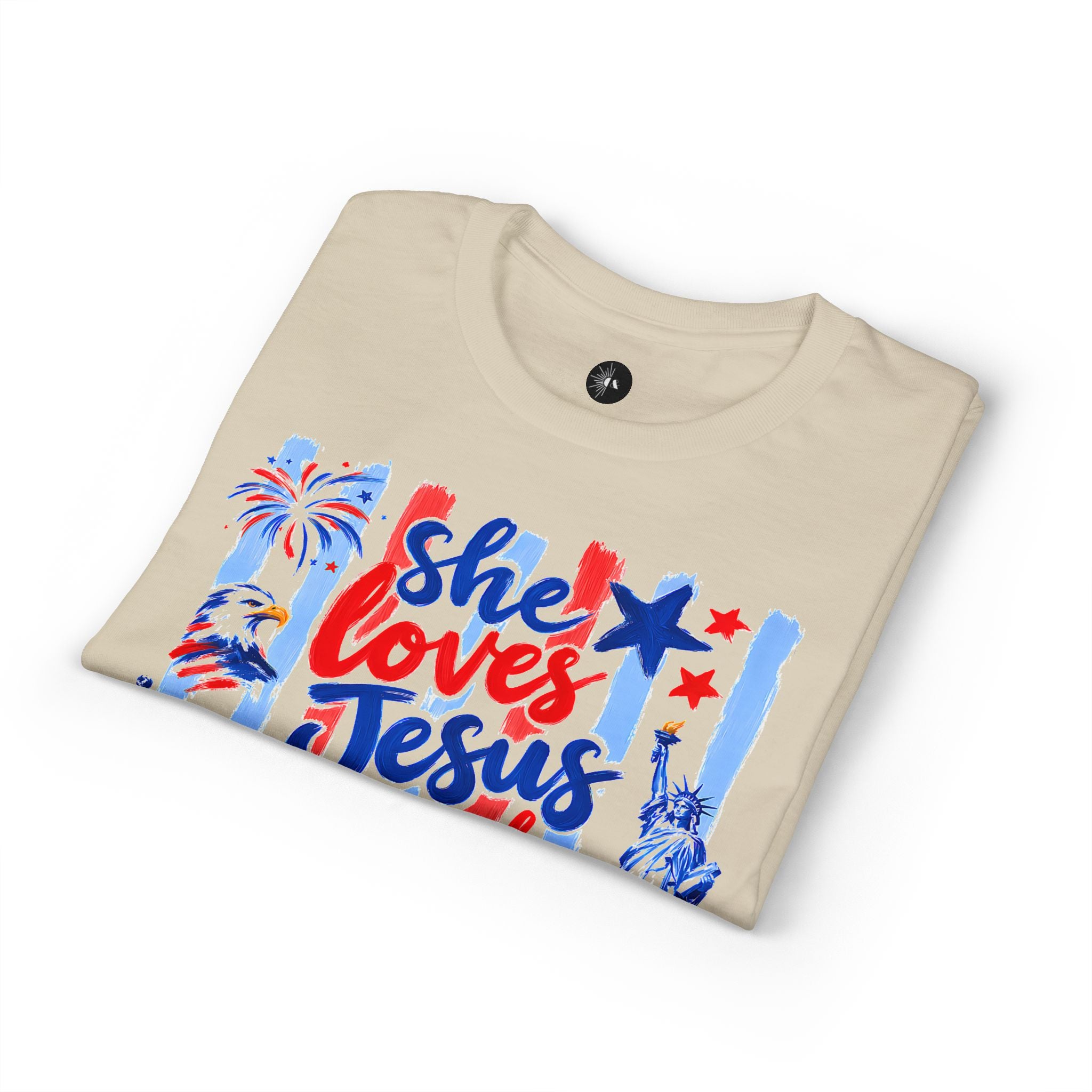 She Loves Jesus and America Too T-Shirt