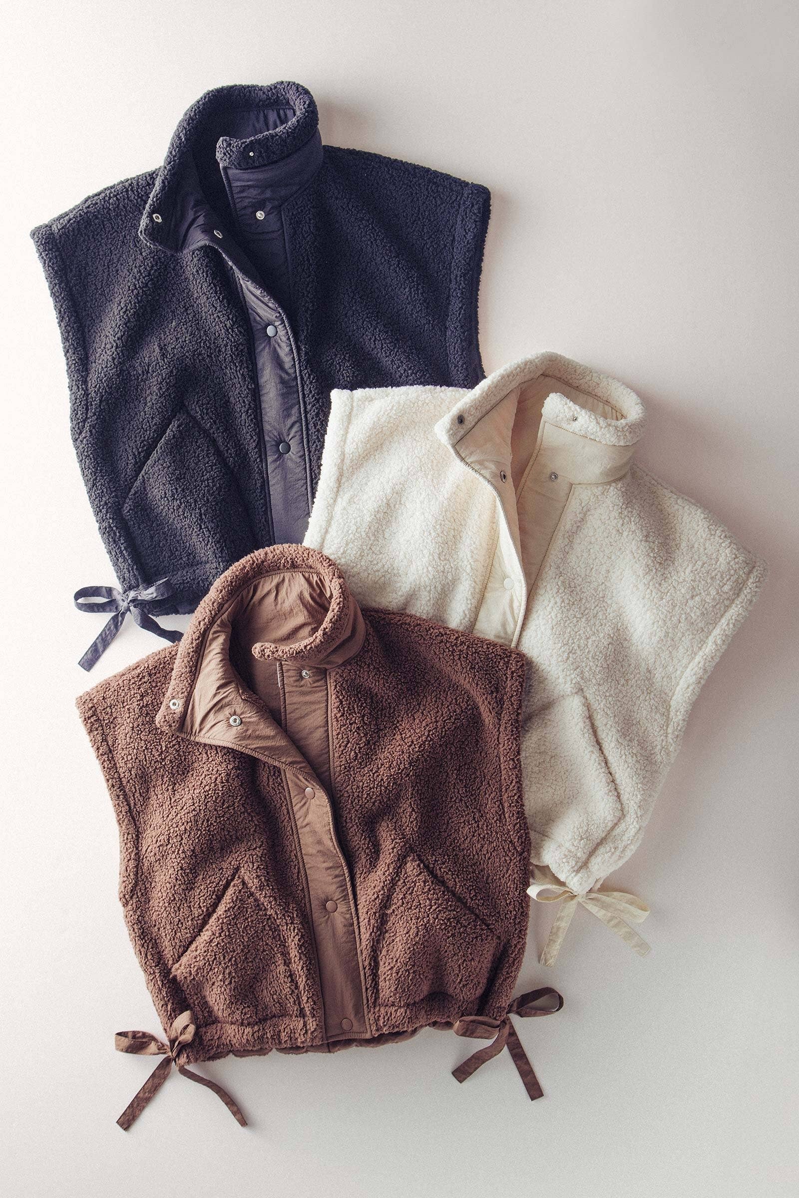 Tori Quilted Sherpa Vest