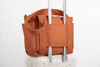 Sunset Travel Tote | Burnt Orange Trolley Bag