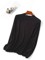 Solid Color Long Sleeve Top