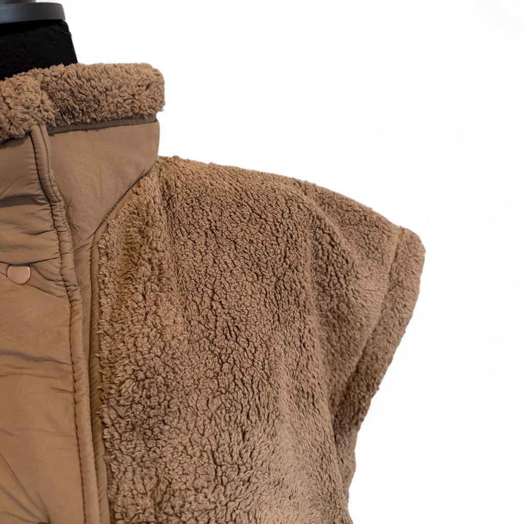 Tori Quilted Sherpa Vest