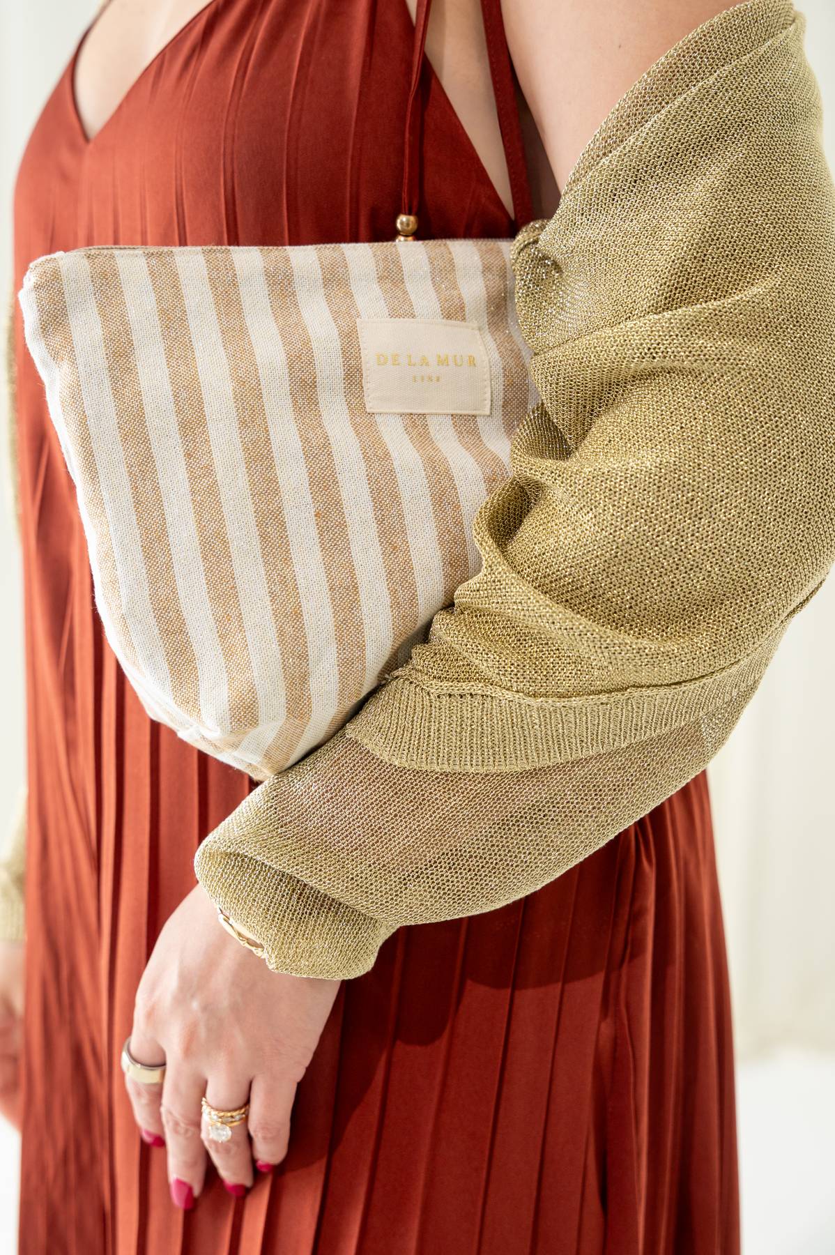 Metallic Open Front Cardigan | Shimmering Metallic Cardigan