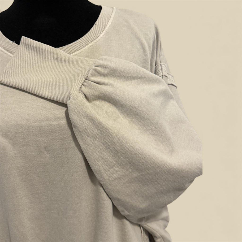 Yazmin Round Neck Hi-Lo Sweatshirt