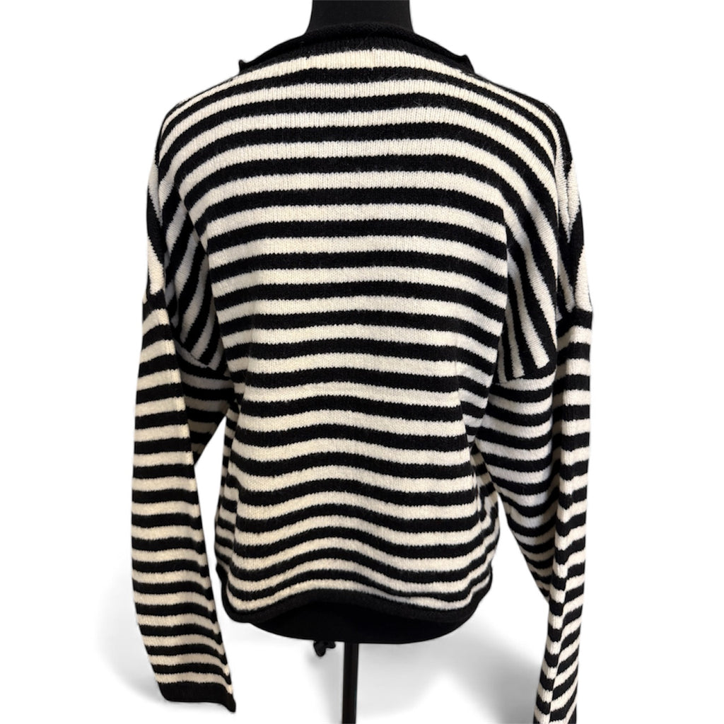 Shay Striped Buttondown Cardigan