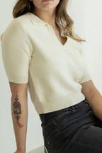 Marie Lightweight Short Sleeve Polo