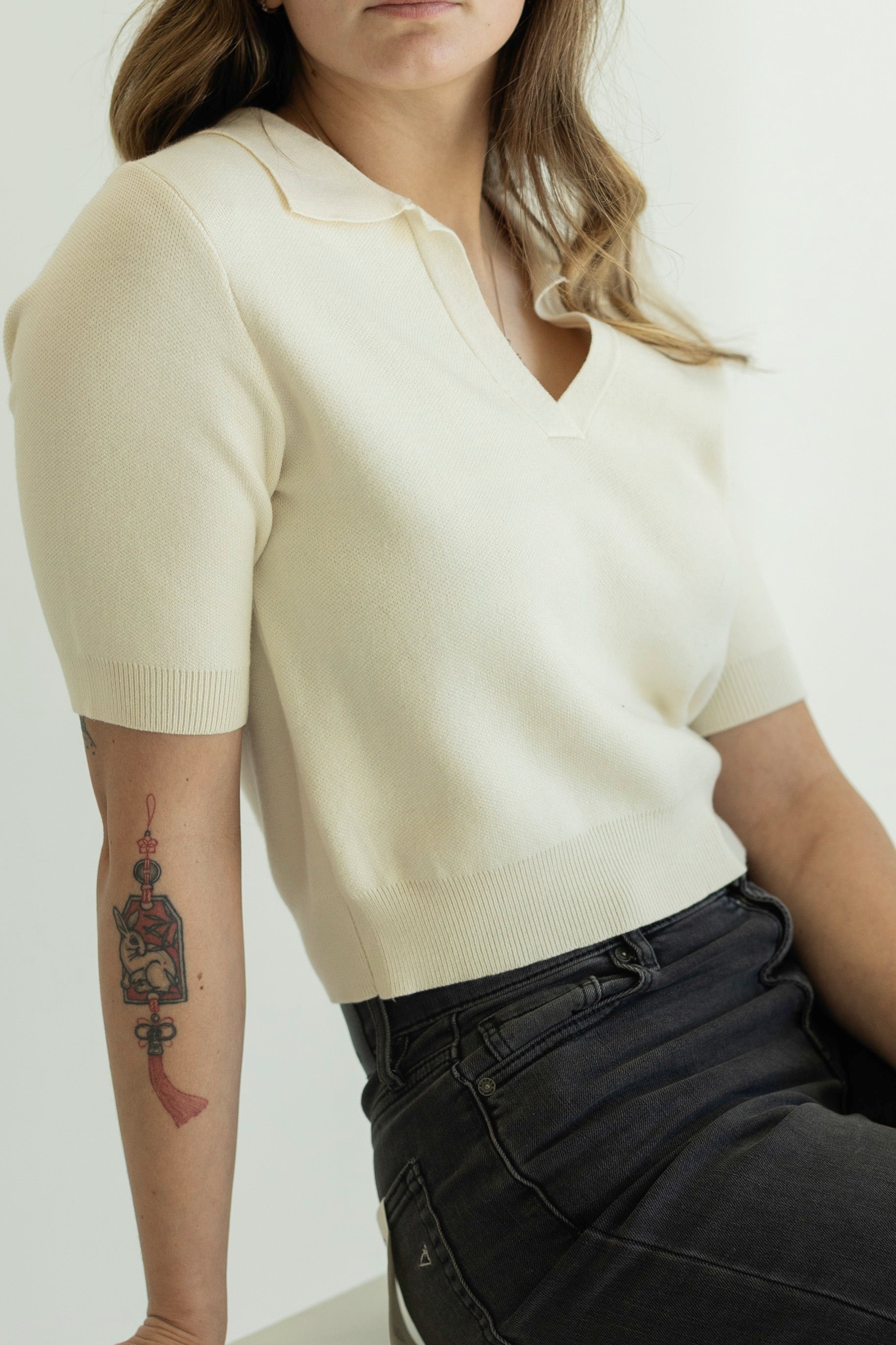 Marie Lightweight Short Sleeve Polo