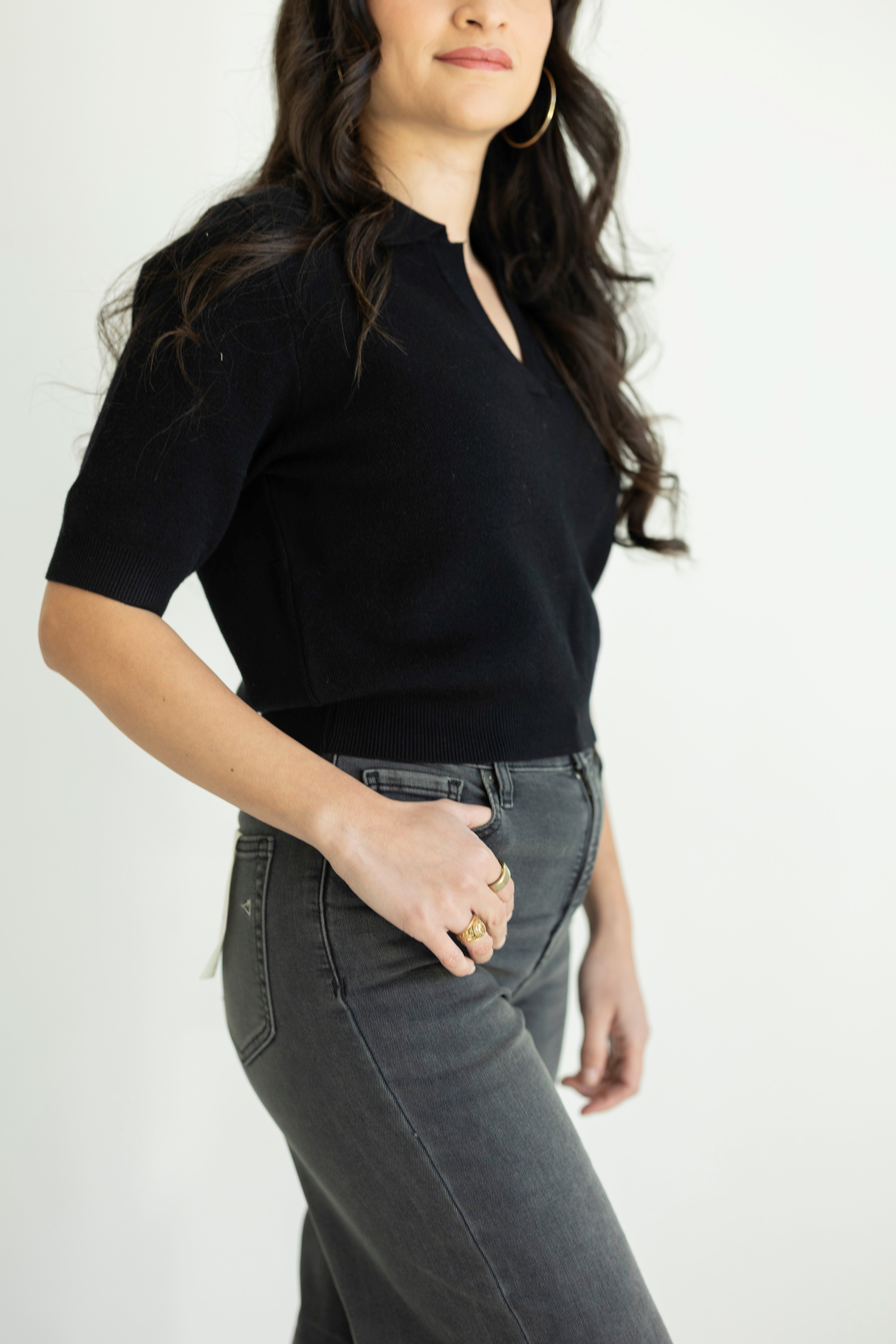 Marie Lightweight Short Sleeve Polo