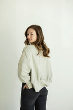 Yazmin Round Neck Hi-Lo Sweatshirt