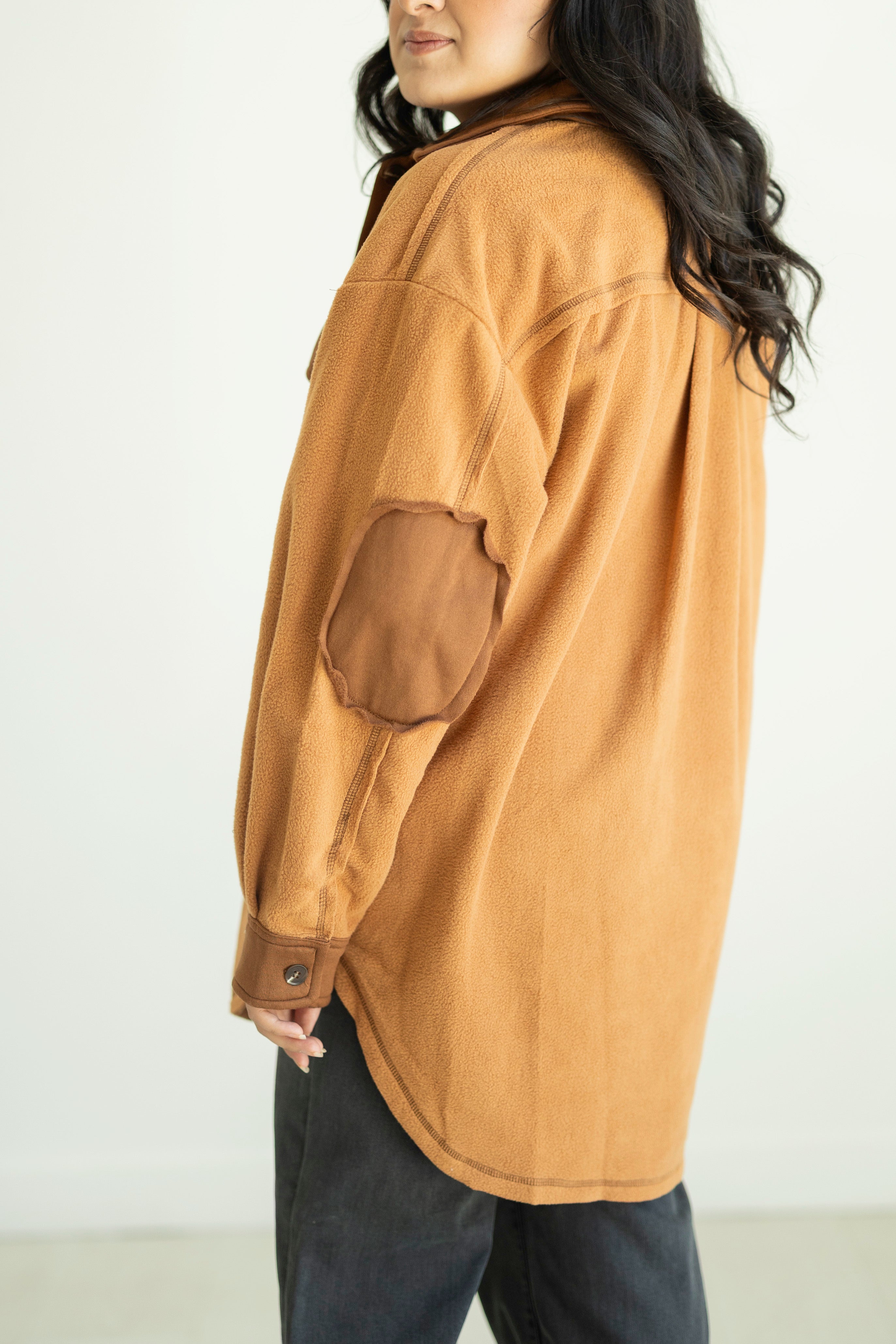 Mandy Soft Brushed Fleece Shacket