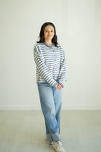 Brittney Cuffed High Rise Wide Leg Jeans