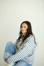 Shay Striped Buttondown Cardigan