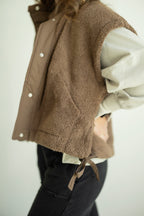 Tori Quilted Sherpa Vest