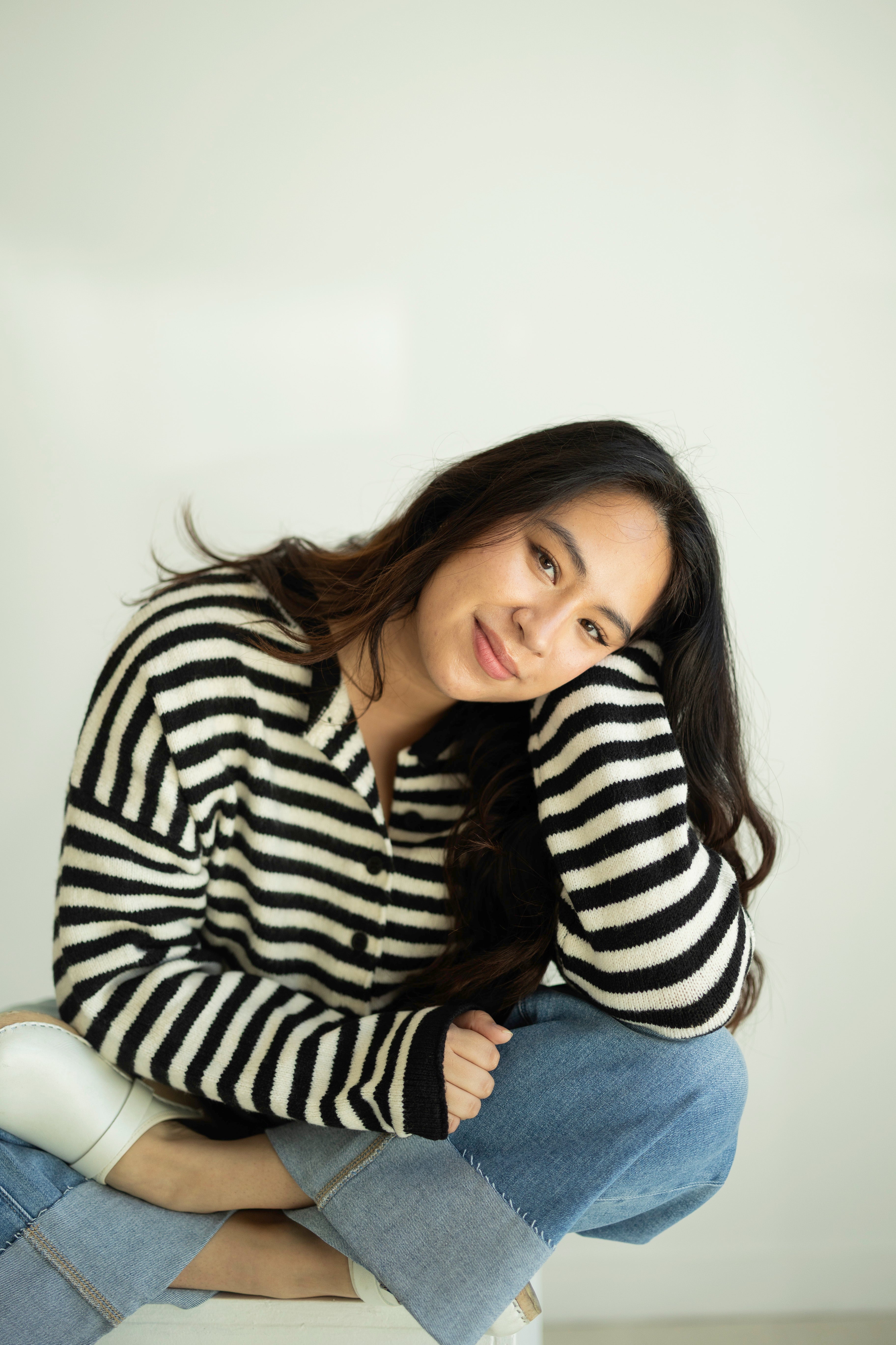 Brittney Cuffed High Rise Wide Leg Jeans