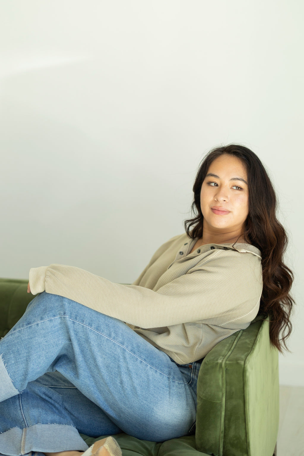 Faith Thermal Knit Henley Pullover