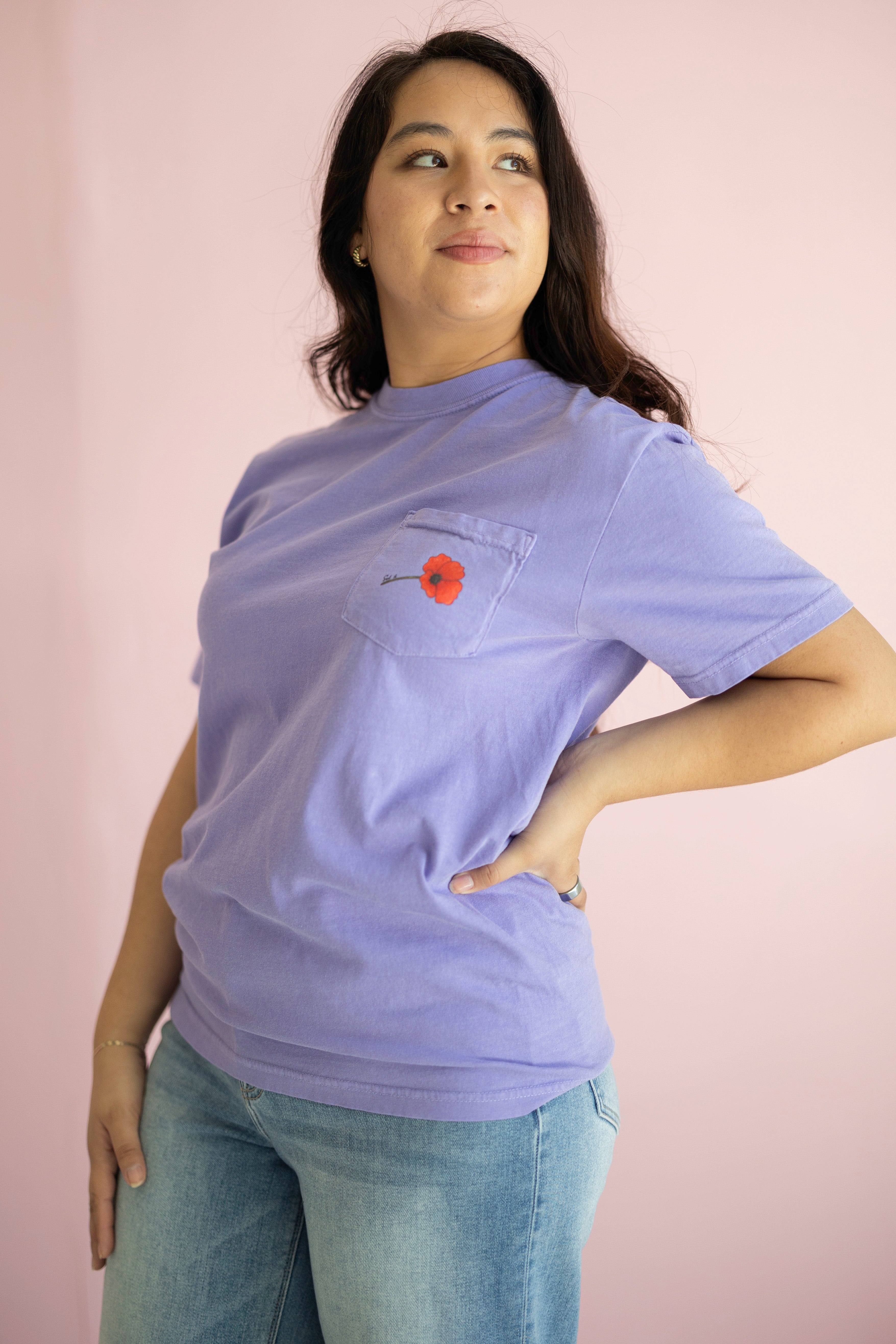Sol's Impact - Poppy Pocket Tee (Multiple Colors)