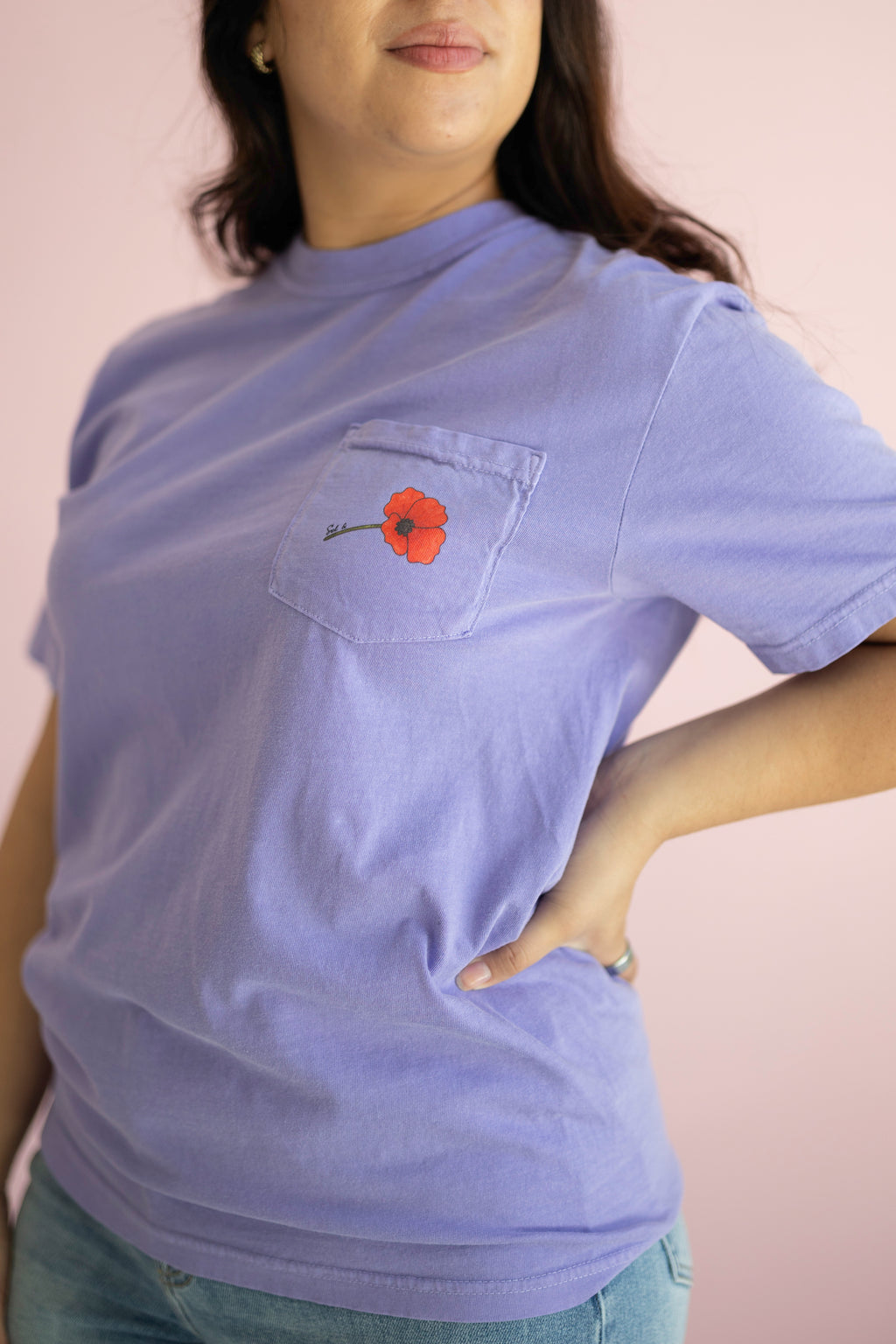 Sol's Impact - Poppy Pocket Tee (Multiple Colors)