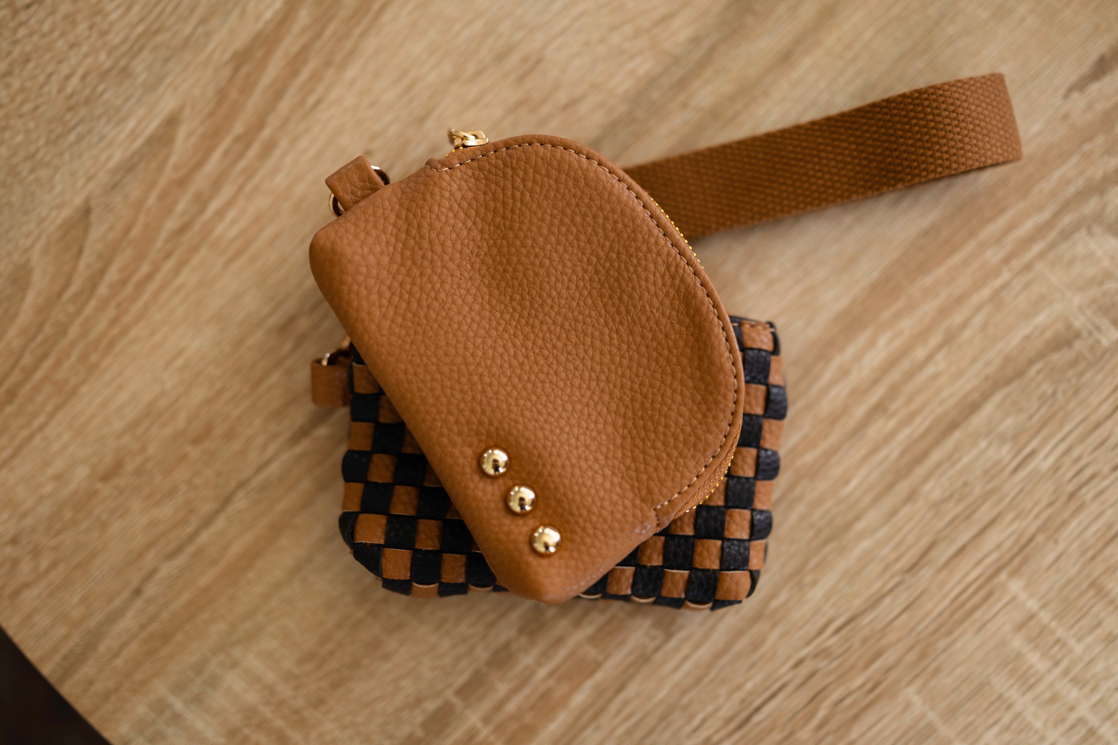 Wonderlust Woven Dual Pouch Wristlet