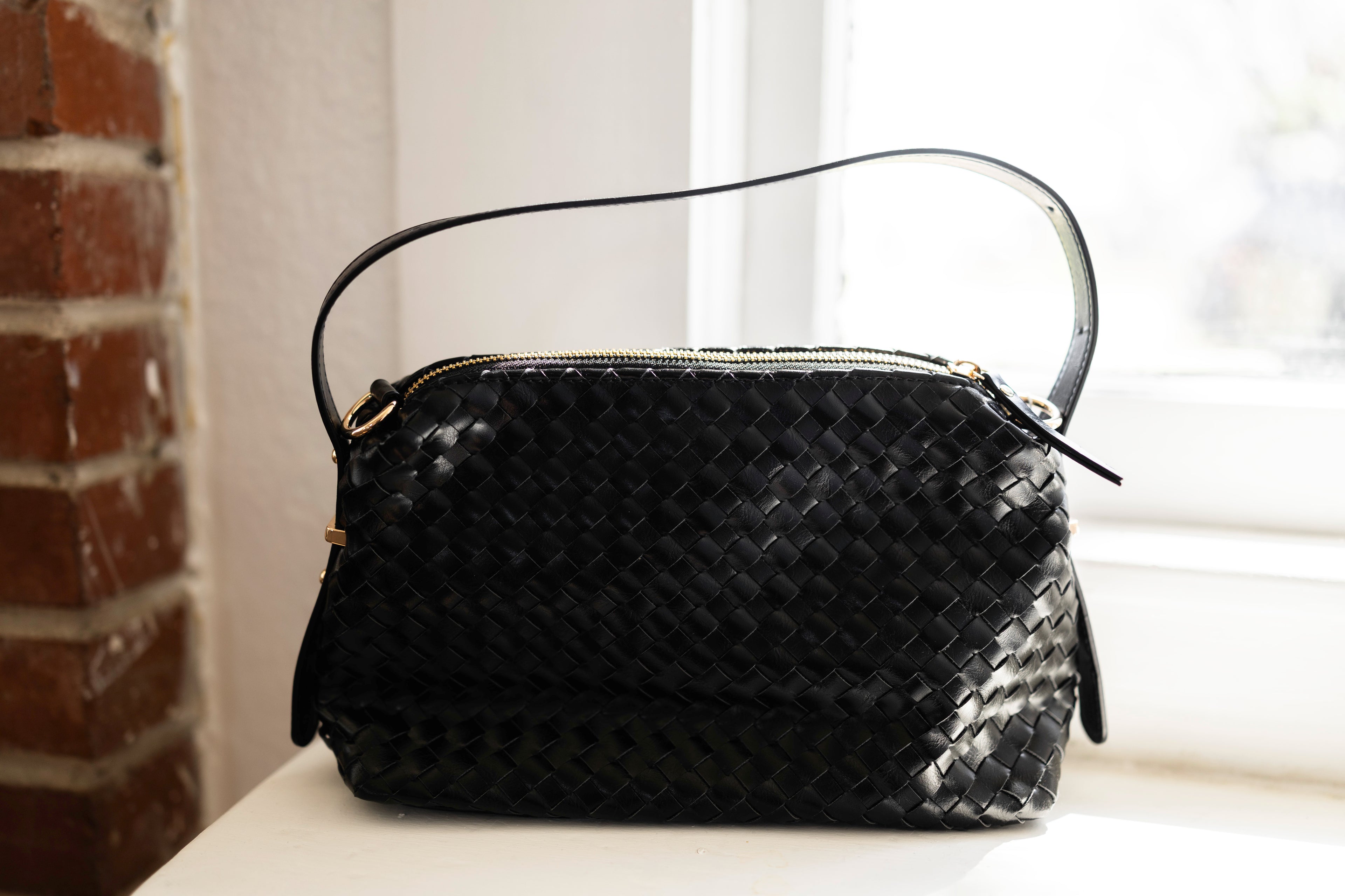 Harper Hobo Woven Shoulder Bag