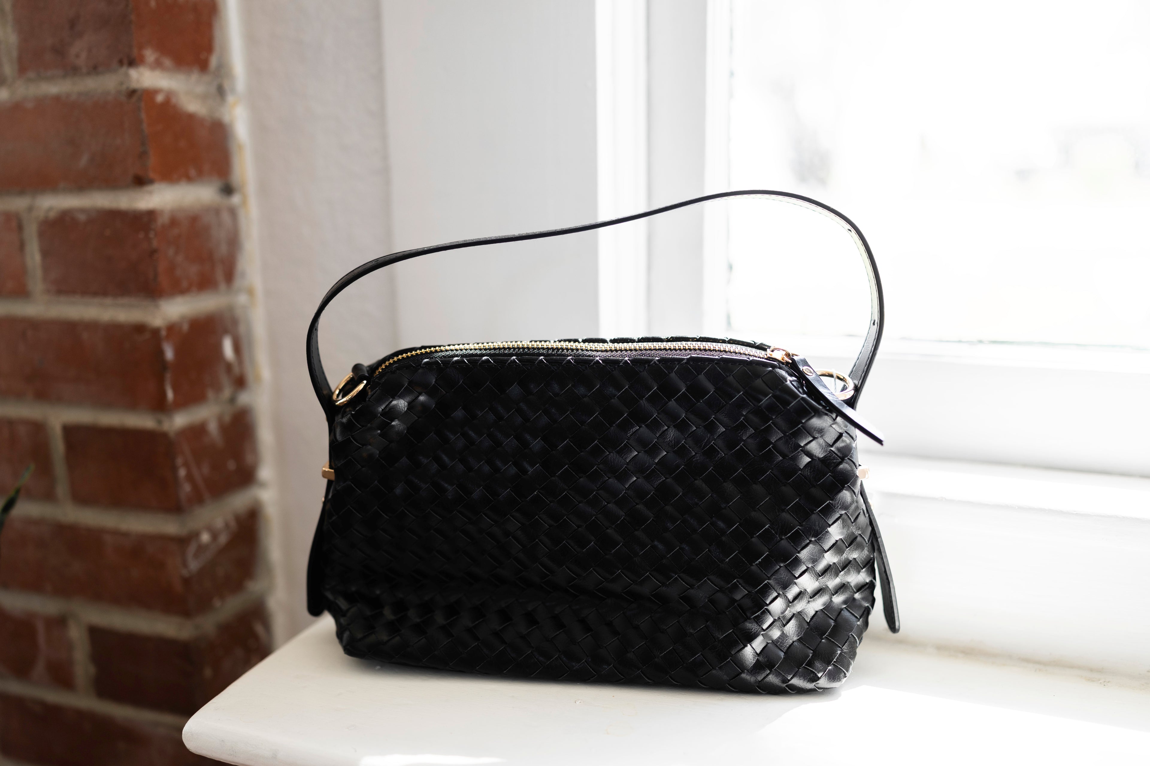 Harper Hobo Woven Shoulder Bag