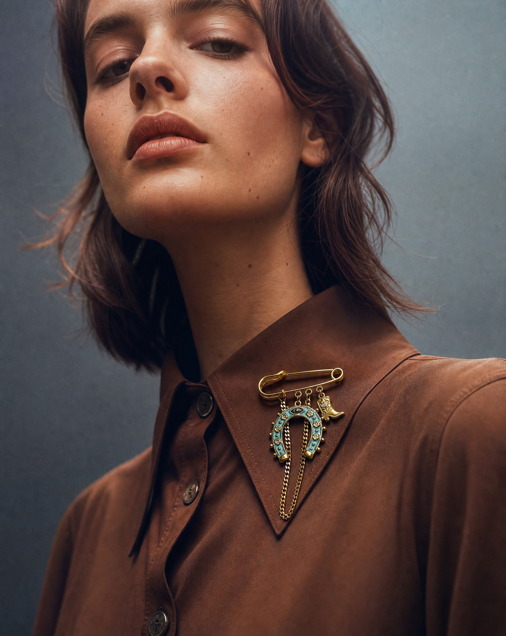 Horseshoe Brooch