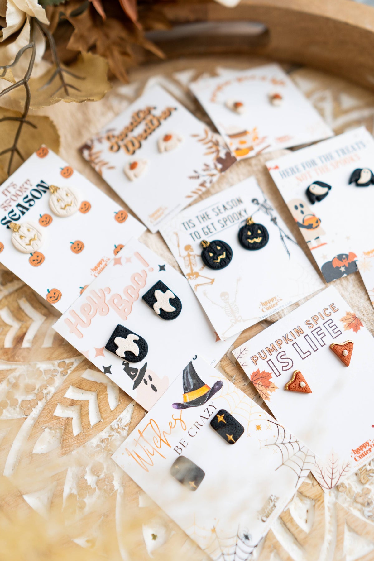 Cozy Fall Stud Earrings | Fall Mug Studs