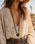 Tiger Eye Beaded Necklace