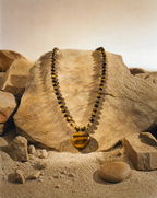 Tiger Eye Beaded Necklace