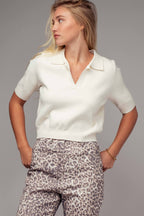 Marie Lightweight Knit Polo