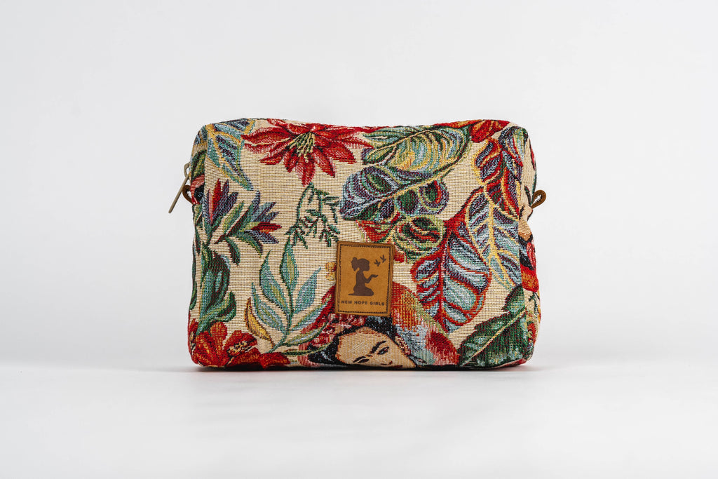 Frida Cosmetic Pouch | Floral Design