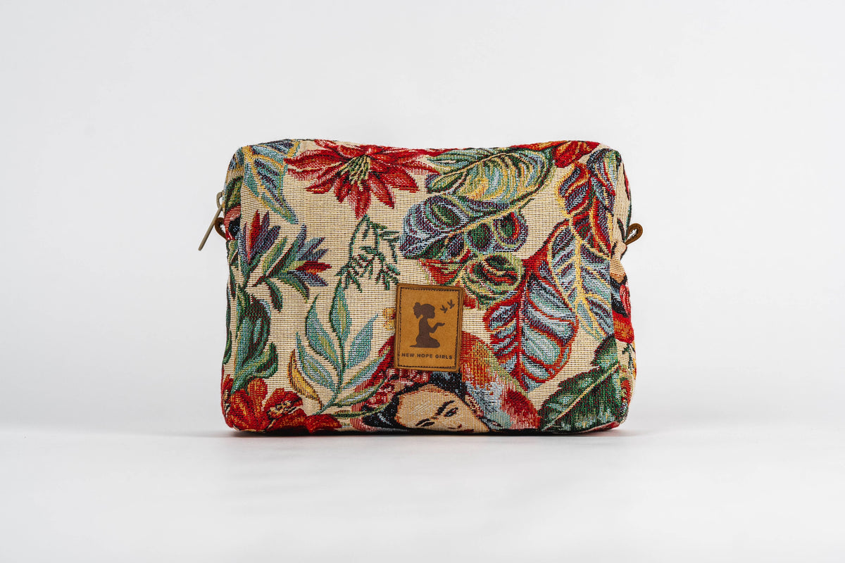 Frida Cosmetic Pouch | Floral Design