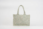 Coral Cove Medium Market Tote | Soft Blue Beach Design